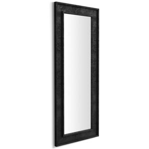 Mobili Fiver Miroir mural/miroir au sol Angelica, 160x67 cm, Noir Béton