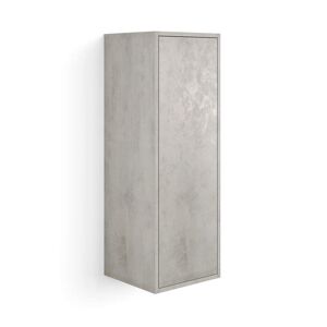 Mobili Fiver Armoire Suspendue Iacopo 104 Avec Porte Battante, Gris Beton