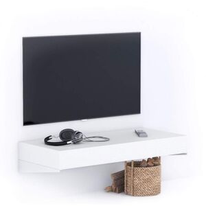 Mobili Fiver Support TV Mural Evolution 90x40, Frene Blanc