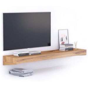 Mobili Fiver Support TV Mural Evolution 180x40, Bois Rustique