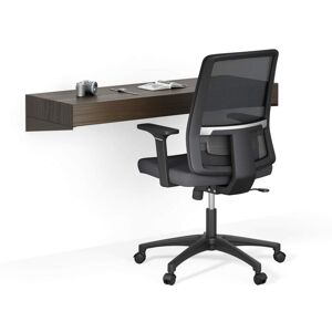 Mobili Fiver Bureau suspendu Evolution 120x40, Noyer Americain