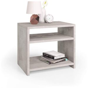 Mobili Fiver Table de nuit Martino, Gris Beton