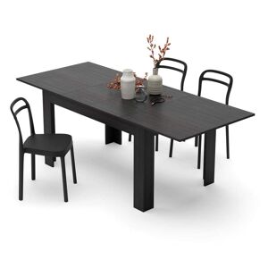 Mobili Fiver Table extensible Cuisine, Easy, 140(220)x90 cm, Frene noir