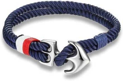 HommeBijoux Bracelet homme corde nylon drapeau france fermoir acier ancre marine HommeBijoux Bracelet homme corde nylon drapeau france fermoir acier ancre marine