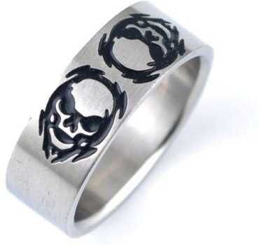 HommeBijoux BAGUE ANNEAU HOMME ACIER MASSIF ET TETE DE MORT DEMON NOIR BIKER Taille de bague ∅ - FR 64-65 (US 11) HommeBijoux BAGUE ANNEAU HOMME ACIER MASSIF ET TETE DE MORT DEMON NOIR BIKER Taille de bague ∅ - FR 64-65 (US 11)