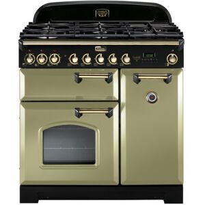 Falcon Piano de cuisson gaz FALCON Classic Deluxe CDL90DFOG/B-EU 90 cm Vert olive