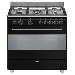 SMEG Piano de cuisson gaz SMEG BG91CTN2 Concerto 90 cm Inox