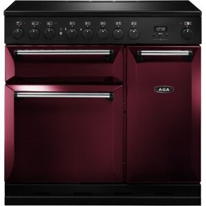 AGA Piano de cuisson induction FALCON MDX90EICBY Master chef deluxe 90 cm Rouge