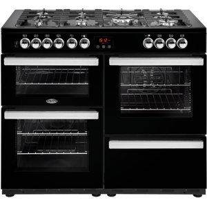 BELLING Piano de cuisson gaz BELLING Cookcentre PCENTR110DFBLK 110cm Noir