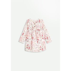 Petit Beguin Robe bebe fille en gaze de coton Birdy