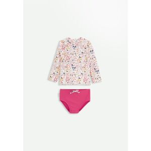 Petit Beguin Maillot de bain fille 2 pieces t-shirt de protection UV & culotte Riviera