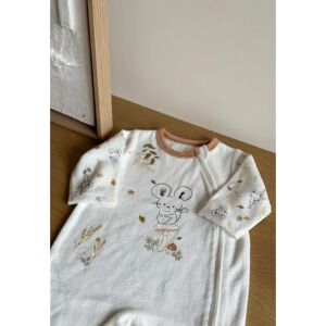 Petit Beguin Pyjama bebe en velours ouverture zippee Mini Souris