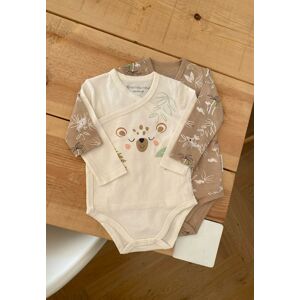 Petit Beguin Lot de 2 bodies bebe manches longues Petite Sieste