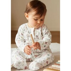 Petit Beguin Pyjama bebe en velours Happy Bunny