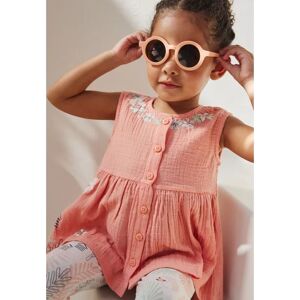 Petit Beguin Ensemble blouse et legging en gaze de coton bebe fille Cilaos