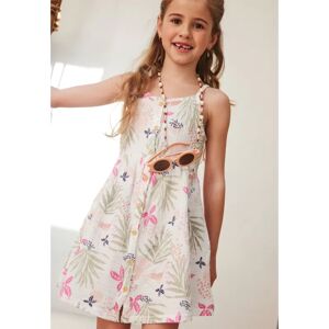 Petit Beguin Robe enfant en gaze de coton Calipso