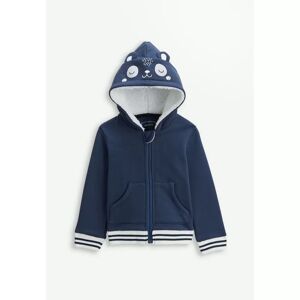 Petit Beguin Sweat-shirt a capuche bebe en molleton Tropic Moon