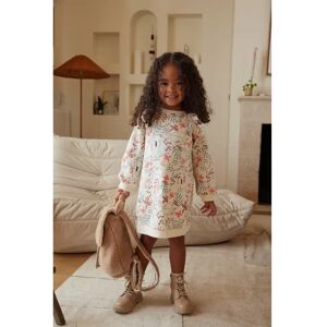 Petit Beguin Robe en molleton bebe fille Rosa