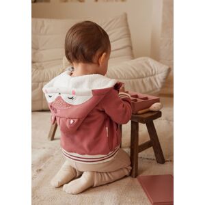 Petit Beguin Sweat-shirt a capuche bebe en molleton Elena