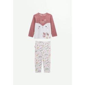 Petit Beguin Pyjama bebe 2 pieces en velours Elena