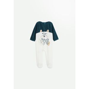 Petit Beguin Pyjama bebe en velours Borneo