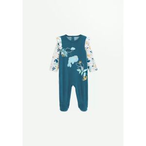 Petit Beguin Pyjama bebe en velours Moana