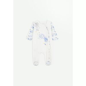 Petit Beguin Pyjama bebe en velours ouverture zippee Luna