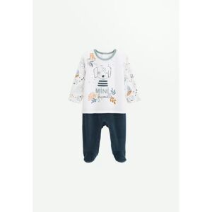 Petit Beguin Pyjama bebe en velours Scotty