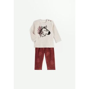 Petit Beguin Pyjama bebe 2 pieces en velours Wild Jungle