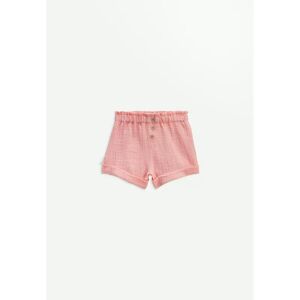 Petit Beguin Short enfant en gaze de coton Pivoina