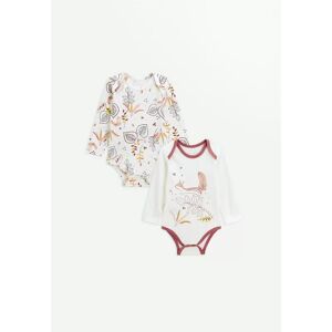 Petit Beguin Lot de 2 bodies bebe manches longues Leonie