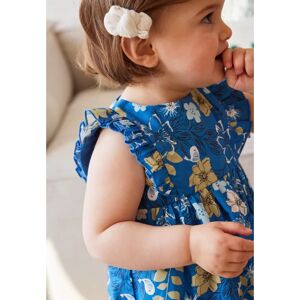 Petit Beguin Robe bebe en popeline Flora