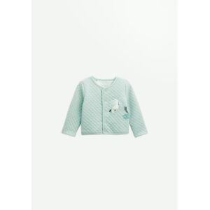 Petit Beguin Gilet bebe reversible en coton matelasse Kimi