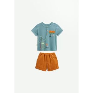 Petit Beguin Ensemble bebe t-shirt et short Mangrove