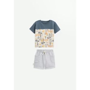 Petit Beguin Ensemble bebe t-shirt et short Tapioca