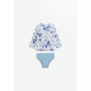 Petit Beguin Maillot de bain bebe 2 pieces t-shirt de protection UV & culotte Moorea