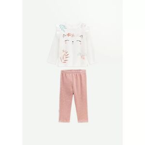 Petit Béguin Pyjama bébé 2 pièces en velours Rosa - Publicité