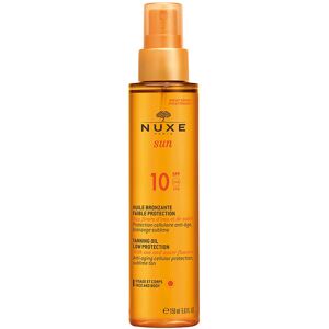 Nuxe Huile Bronzante Faible Protection SPF10 Protection solaire visage