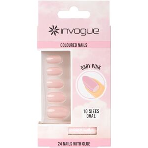 Invogue Faux-ongles Colorés Ovale Accessoires