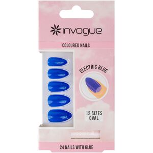 Invogue Faux-ongles Colorés Ovale Accessoires