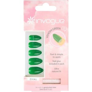 Invogue Faux-ongles Colorés Ovale Accessoires