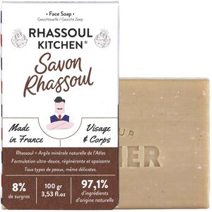 Monsieur Barbier Rhassoul Kitchen Savon Equilibrant Naturel Soins pour le visage