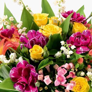 Bouquet Fleurs et Muguets du fleuriste - Livraison de fleurs - Interflora