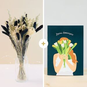 Blue Dream et sa carte Joyeux anniversaire  - Interflora - Livraison de fleurs