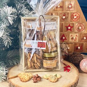 Grand coffret gourmand sucre de Noel personnalisable - Interflora - Livraison de cadeaux personnalises