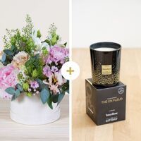 Ecrin de douceur et sa bougie – Livraison de fleurs – Interflora