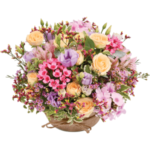 Interflora Composition Fleurs Zeste Tendre - Idée Cadeau Anniversaire