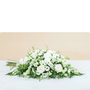 Interflora Voyage astral blanc - Livraison de fleurs deuil - Interflora