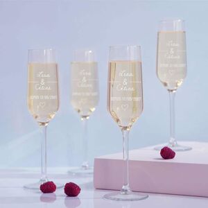 Interflora Flûtes à champagne personnalisées - Interflora - Livraison de cadeaux personnalisés