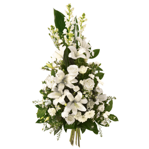 Interflora Gerbe Hommage blanc - Fleurs Deuil Interflora - Livraison